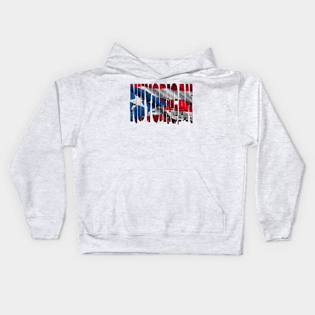 NUYORICAN Kids Hoodie by TheBeardedSumo